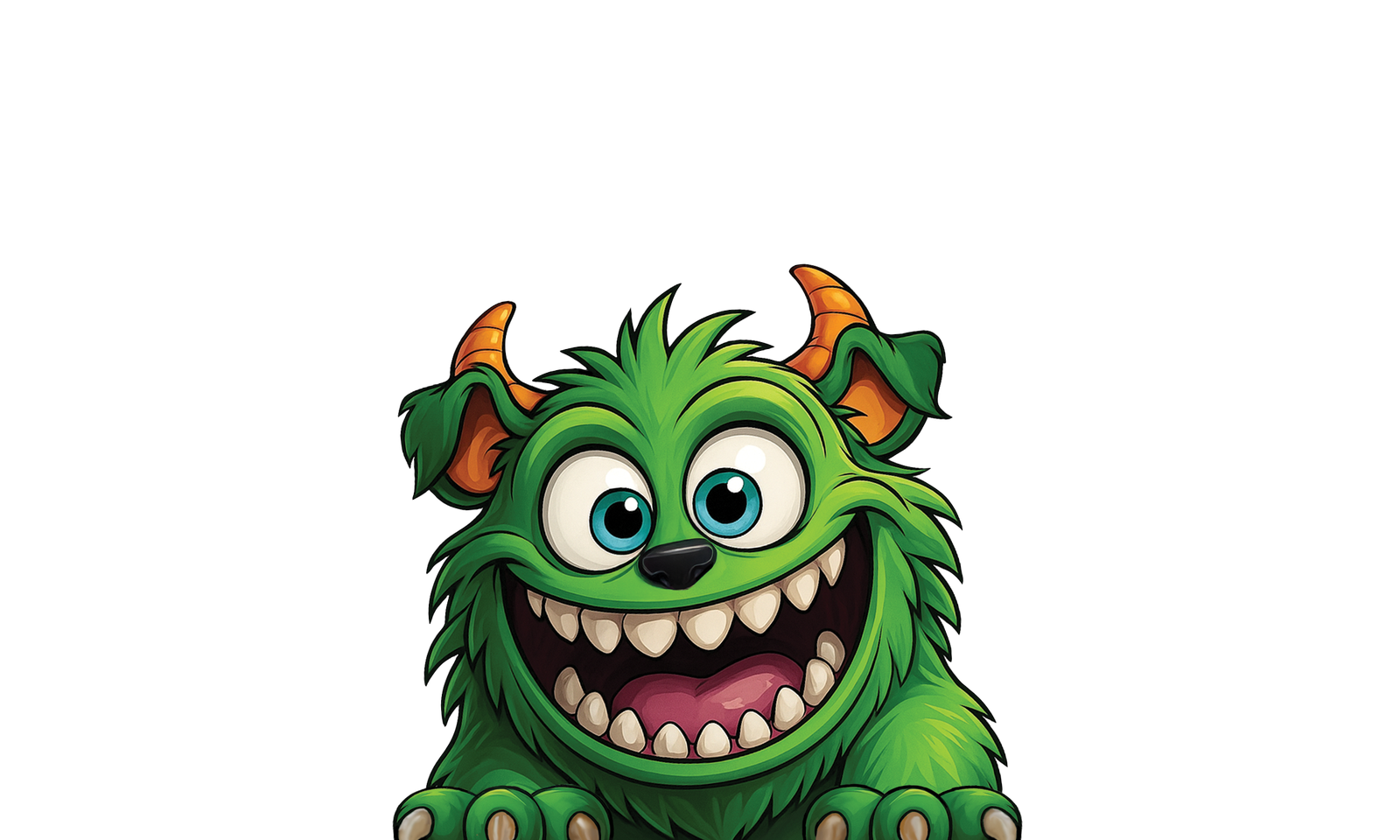 Little Green Monster Mascot